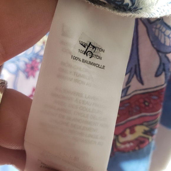 NEW Point Sur J.Crew Ruffle Block Print Tank Top 00 White Maroon Blue Blouse NWT - Picture 7 of 9